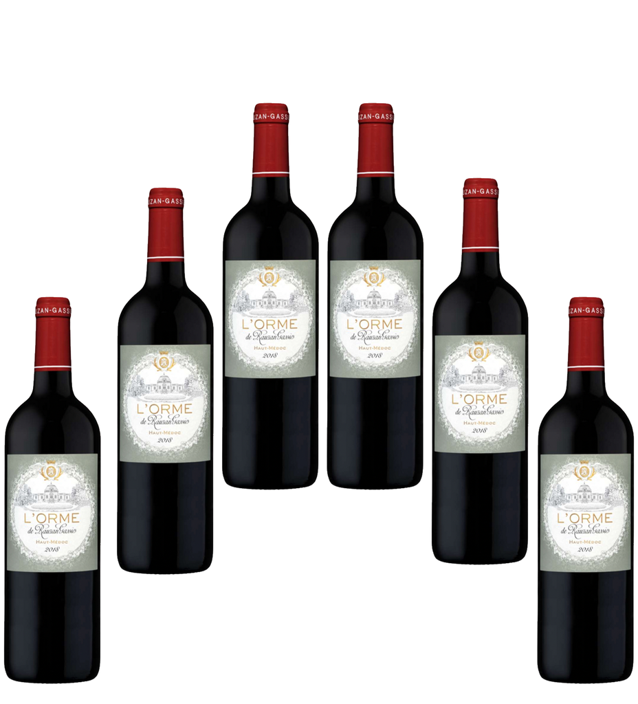 L'orme de Rauzan Gassies露仙歌城堡洛奥姆干红2016 Pack of 6